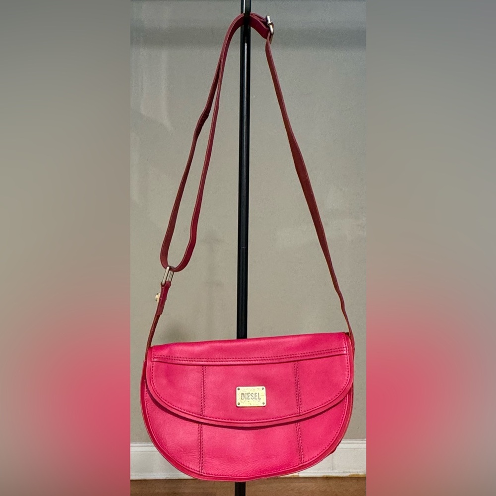 Diesel leather crossbody handbag